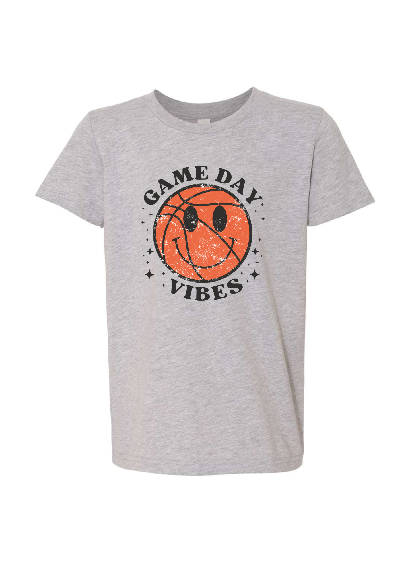 Game Day Vibes Basketball | Kids Tee-Kids Tees-Sister Shirts-Sister Shirts, Cute & Custom Tees for Mama & Littles in Trussville, Alabama.