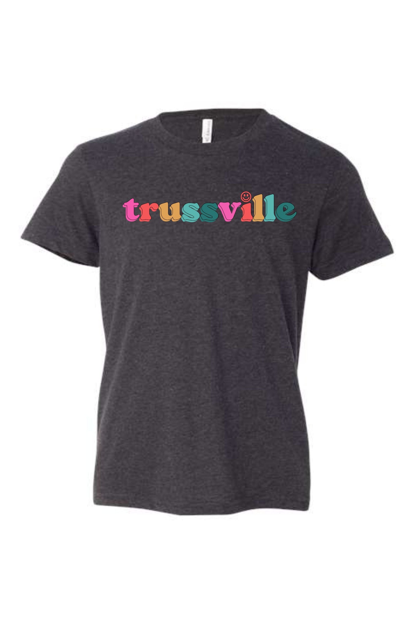 Trussville Multi Smiley | Tee | Kids-Kids Tees-Sister Shirts-Sister Shirts, Cute & Custom Tees for Mama & Littles in Trussville, Alabama.