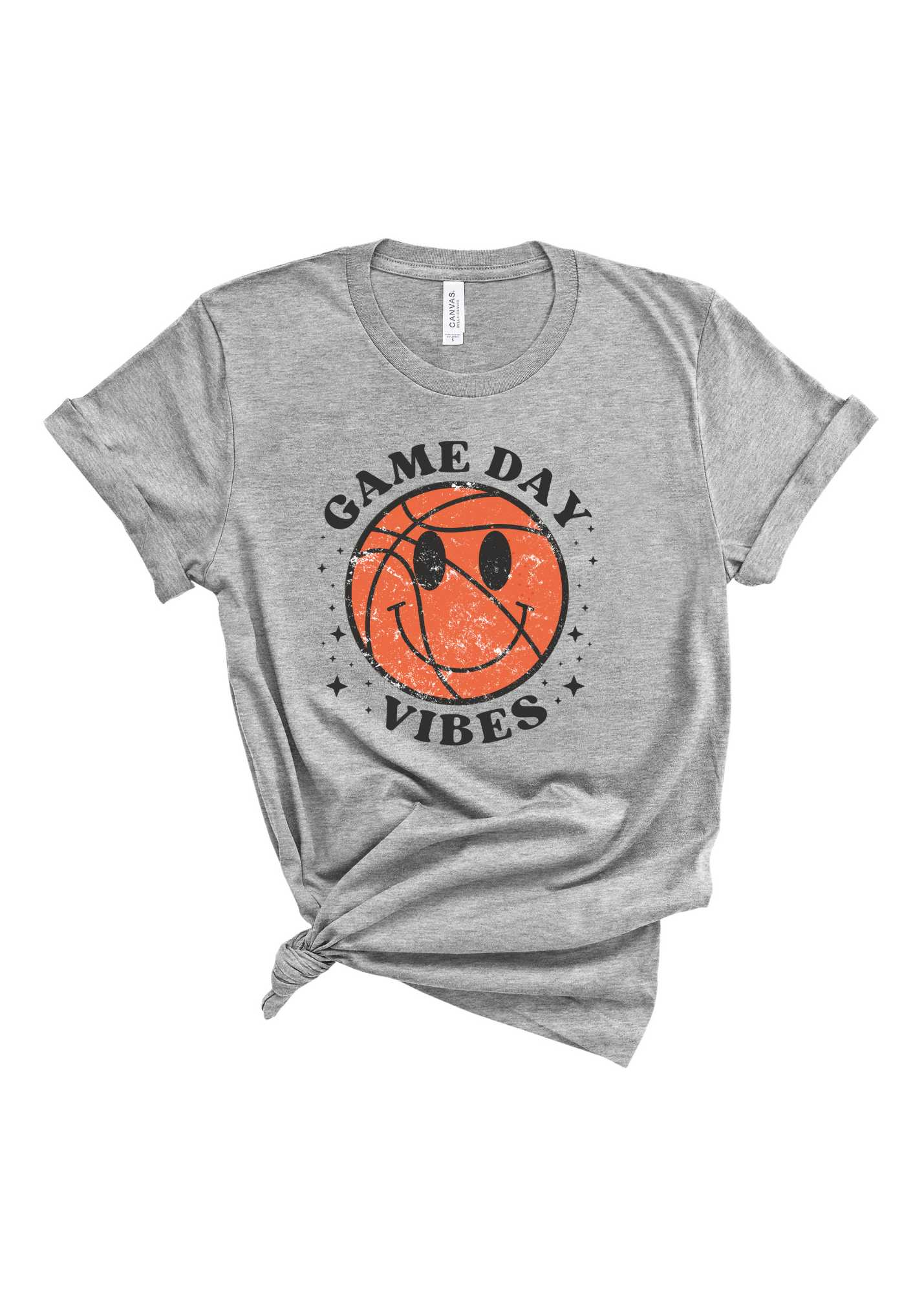 Game Day Vibes Basketball | Adult Tee-Sister Shirts-Sister Shirts, Cute & Custom Tees for Mama & Littles in Trussville, Alabama.