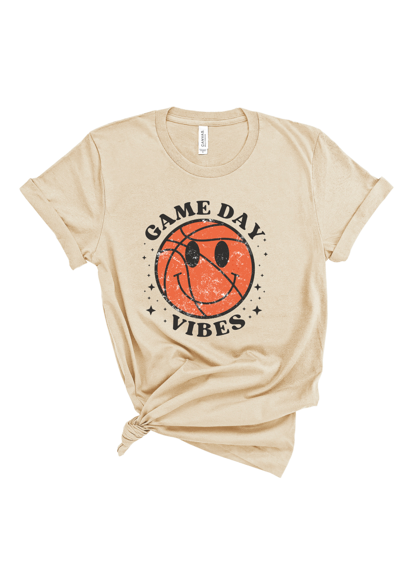 Game Day Vibes Basketball | Adult Tee-Sister Shirts-Sister Shirts, Cute & Custom Tees for Mama & Littles in Trussville, Alabama.