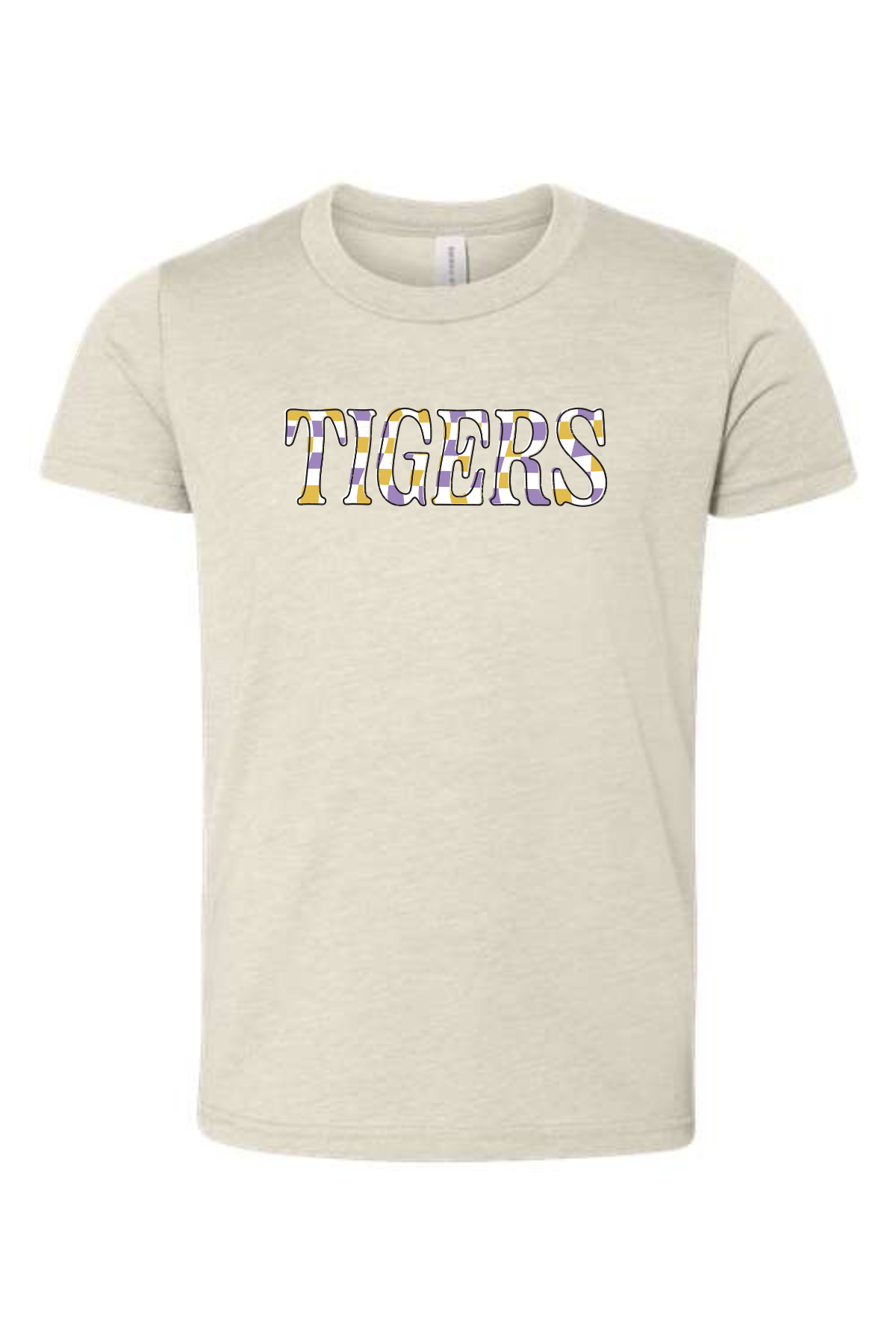 Springville Tigers Checkered | Kids Tee-Kids Tees-Sister Shirts-Sister Shirts, Cute & Custom Tees for Mama & Littles in Trussville, Alabama.