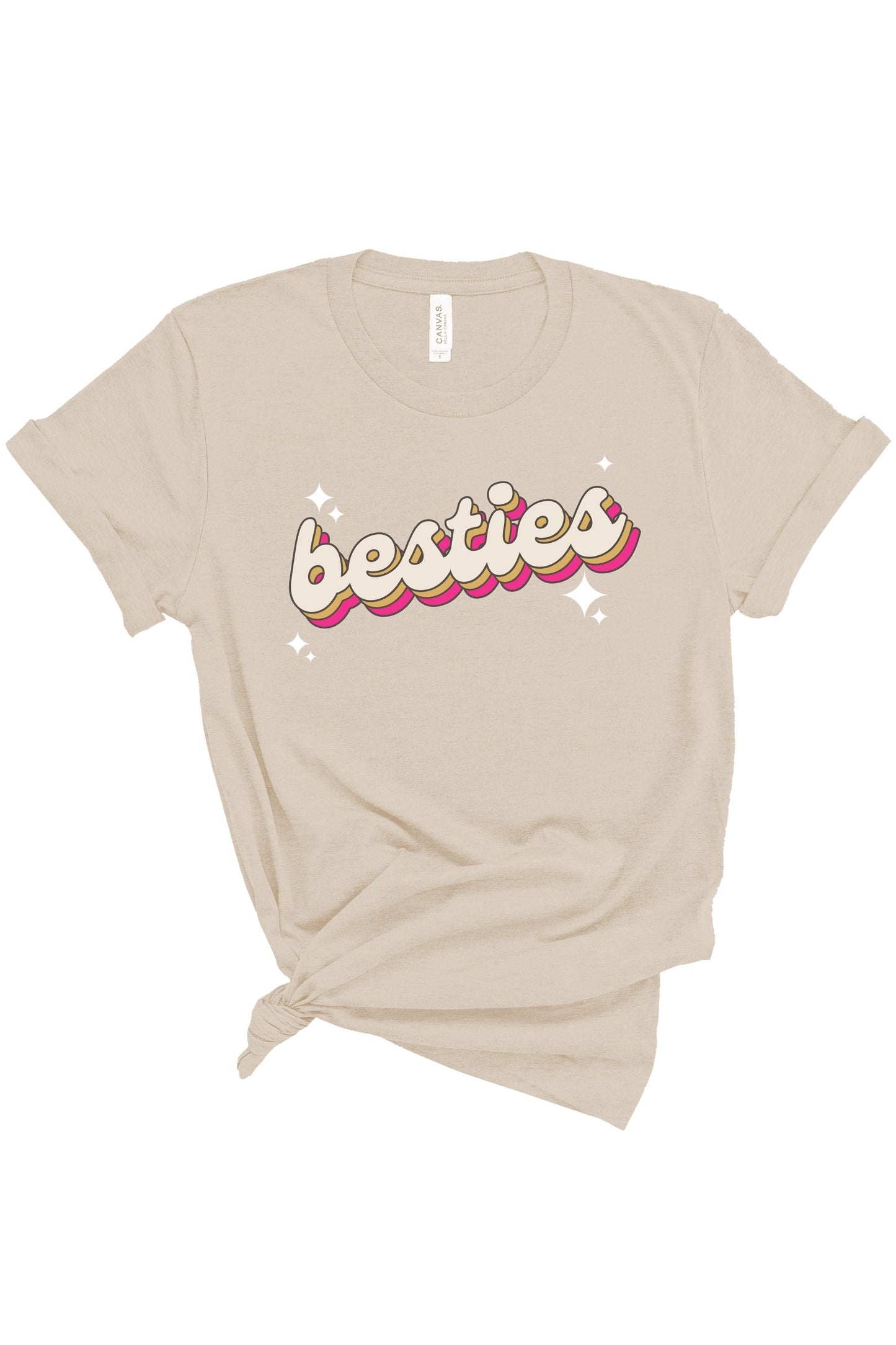 Besties | Adult Tee-Adult Tee-Sister Shirts-Sister Shirts, Cute & Custom Tees for Mama & Littles in Trussville, Alabama.