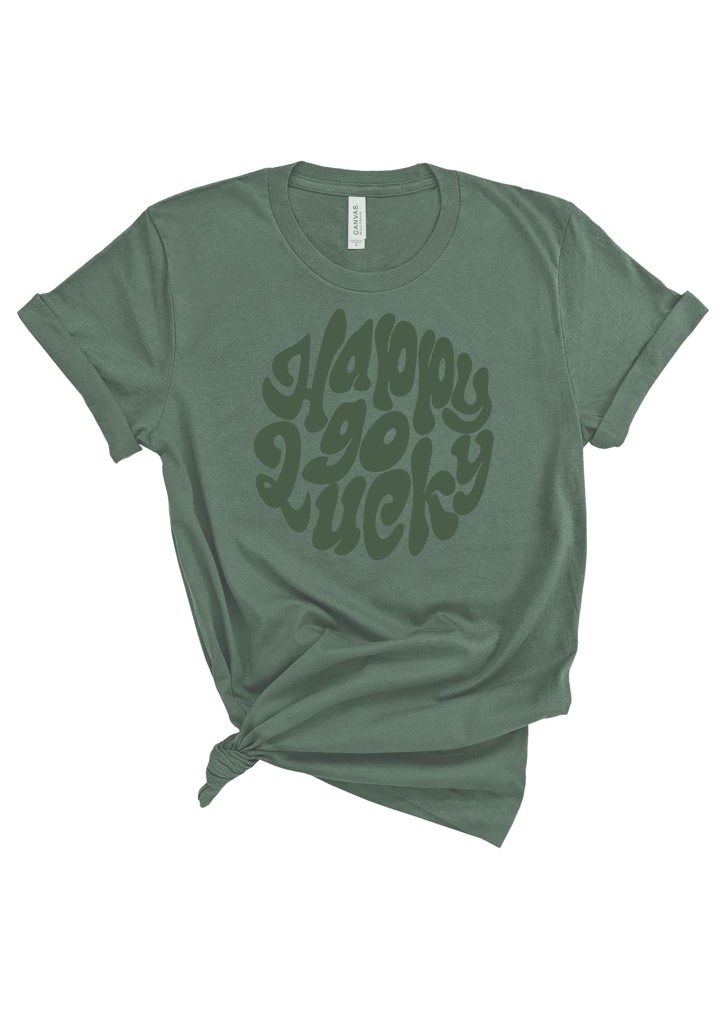 Happy Go Lucky | Adult Tee-Adult Tee-Sister Shirts-Sister Shirts, Cute & Custom Tees for Mama & Littles in Trussville, Alabama.