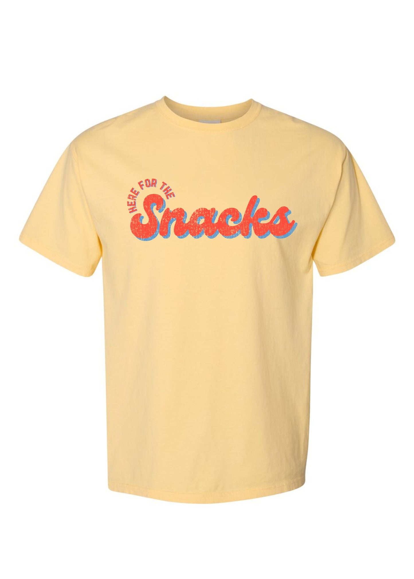 Here For The Snacks Baseball | Tee | Kids-Kids Tees-Sister Shirts-Sister Shirts, Cute & Custom Tees for Mama & Littles in Trussville, Alabama.