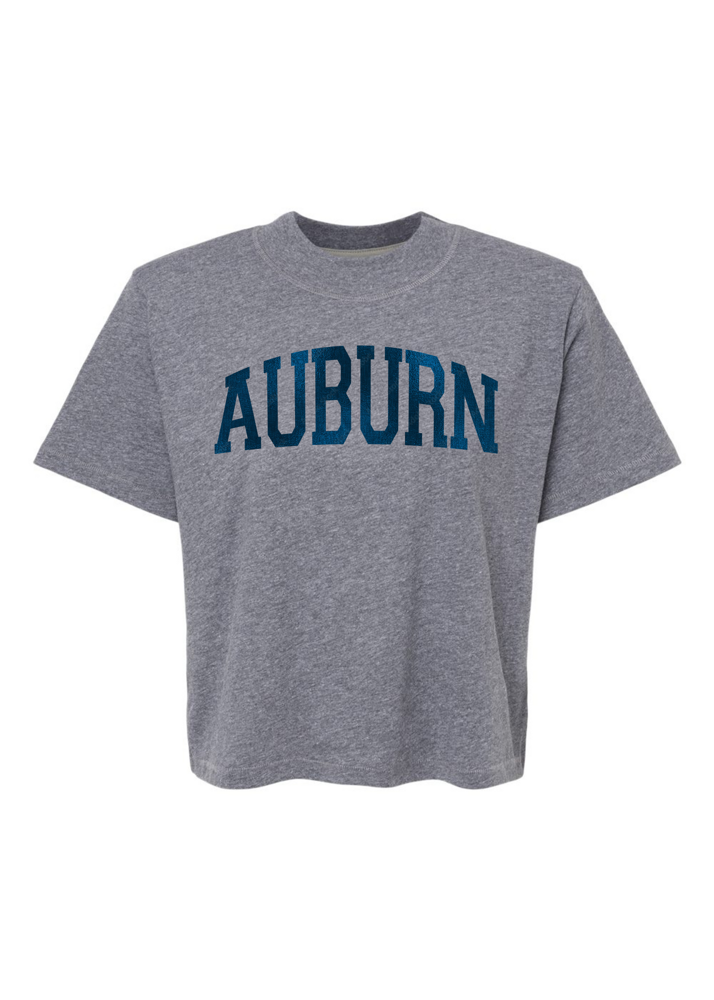 Auburn Foil | Mom Crop Tee-Adult Tee-Sister Shirts-Sister Shirts, Cute & Custom Tees for Mama & Littles in Trussville, Alabama.