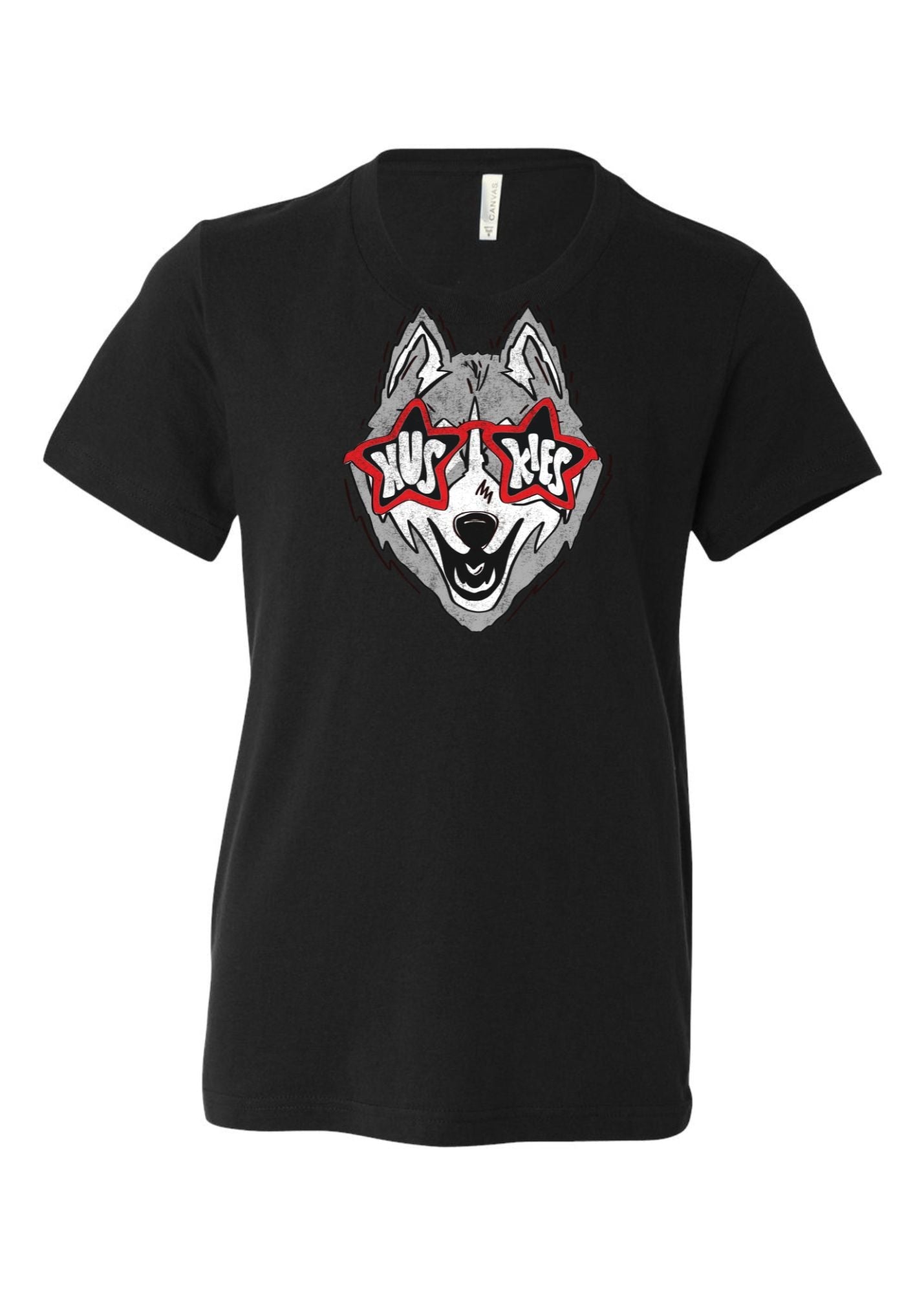 Huskies Glasses | Kids Tee-Kids Tees-Sister Shirts-Sister Shirts, Cute & Custom Tees for Mama & Littles in Trussville, Alabama.