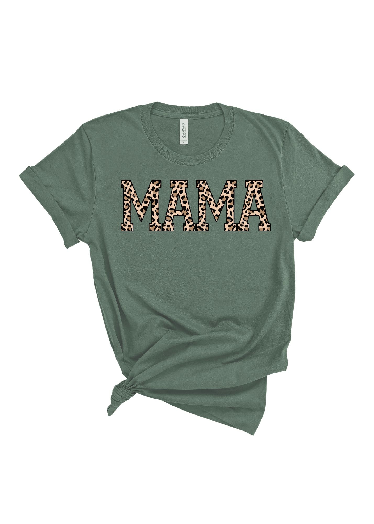 Mama Leopard | Tee | Adult-Adult Tee-Sister Shirts-Sister Shirts, Cute & Custom Tees for Mama & Littles in Trussville, Alabama.