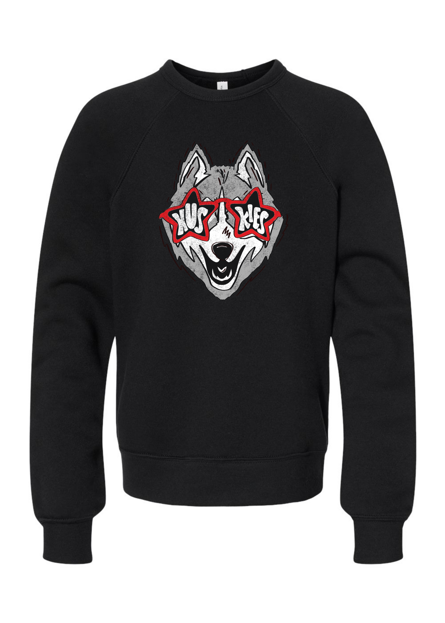 Huskies Glasses | Kids Pullover-Kids Pullovers-Sister Shirts-Sister Shirts, Cute & Custom Tees for Mama & Littles in Trussville, Alabama.