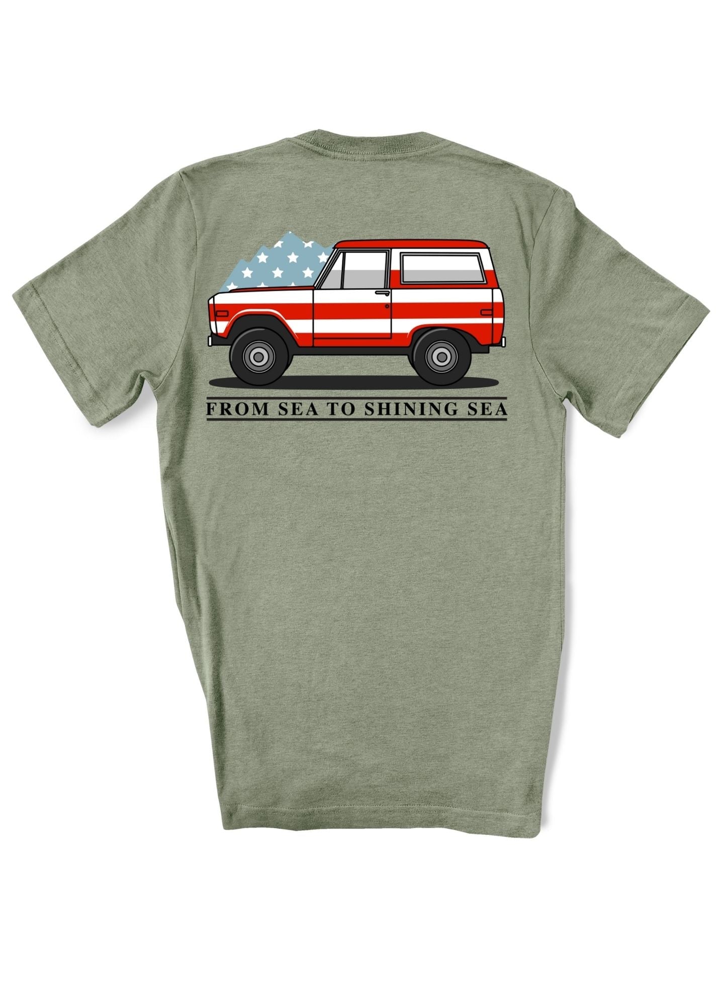 Patriotic Bronco | Kids Tee-Kids Tees-Sister Shirts-Sister Shirts, Cute & Custom Tees for Mama & Littles in Trussville, Alabama.