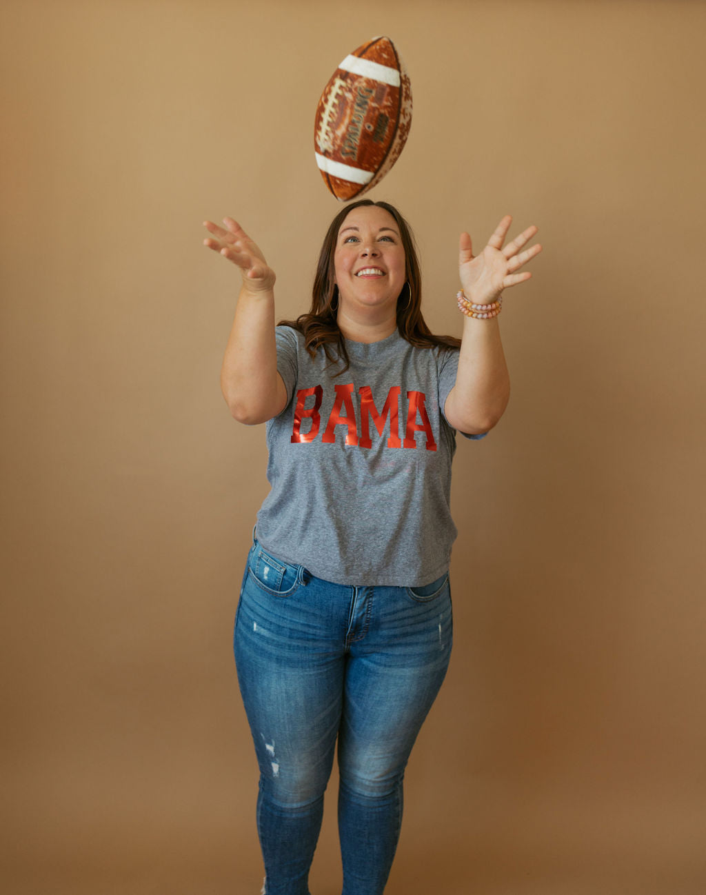Bama Foil | Mom Crop Tee-Adult Tee-Sister Shirts-Sister Shirts, Cute & Custom Tees for Mama & Littles in Trussville, Alabama.