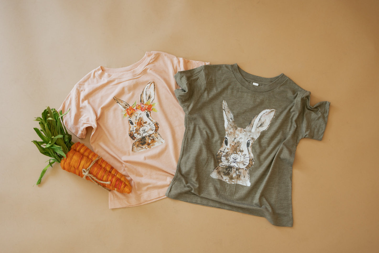Watercolor Bunny | Kids Tee-Kids Tees-Sister Shirts-Sister Shirts, Cute & Custom Tees for Mama & Littles in Trussville, Alabama.