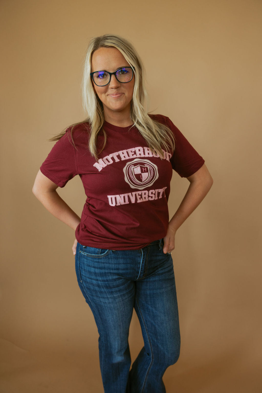Motherhood University | Tee | Adult-Adult Tee-Sister Shirts-Sister Shirts, Cute & Custom Tees for Mama & Littles in Trussville, Alabama.