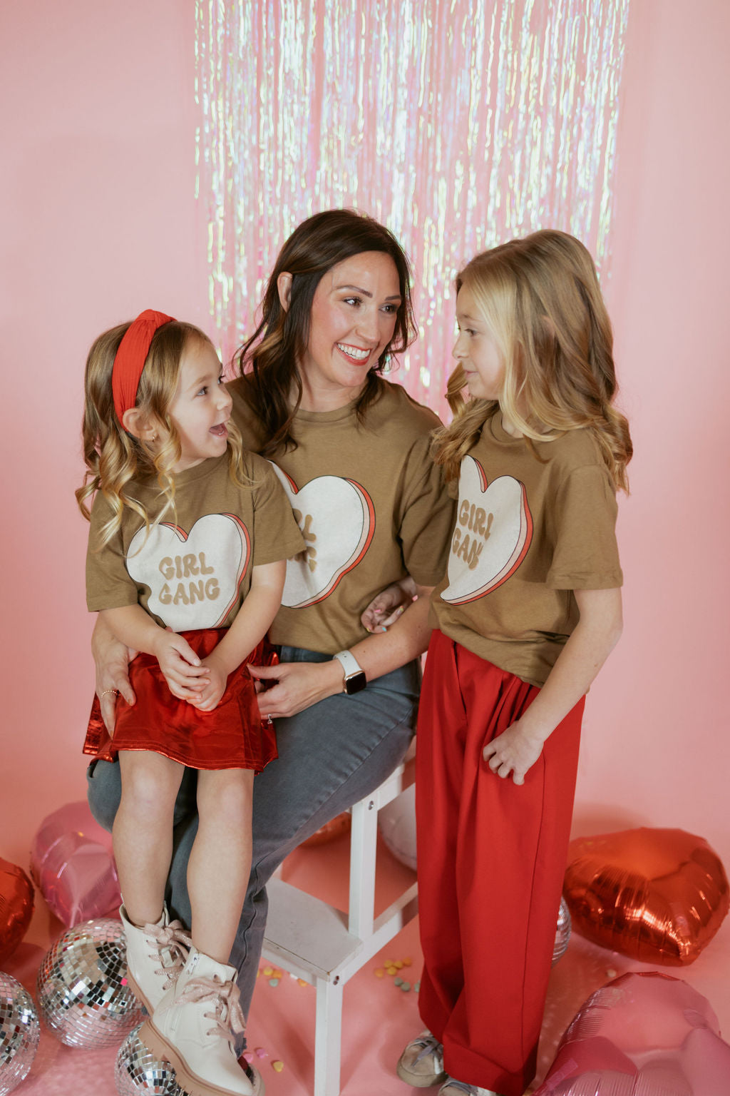 Girl Gang Multi Heart | Adult Tee-Adult Tee-Sister Shirts-Sister Shirts, Cute & Custom Tees for Mama & Littles in Trussville, Alabama.