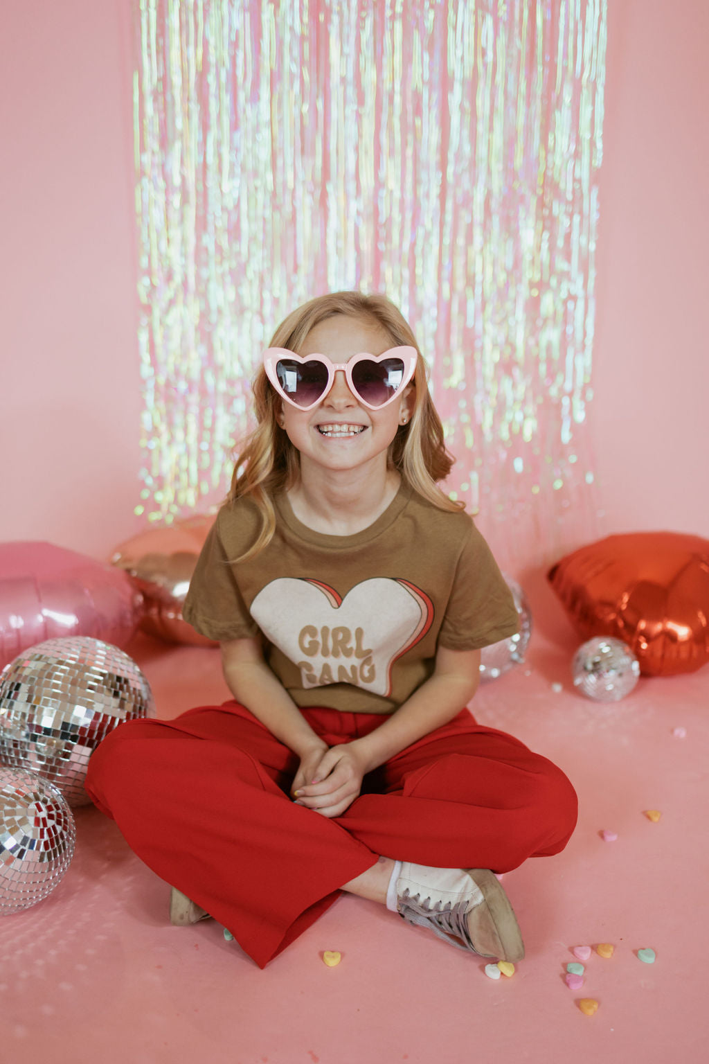 Girl Gang Multi Heart | Kids Tee-Kids Tees-Sister Shirts-Sister Shirts, Cute & Custom Tees for Mama & Littles in Trussville, Alabama.