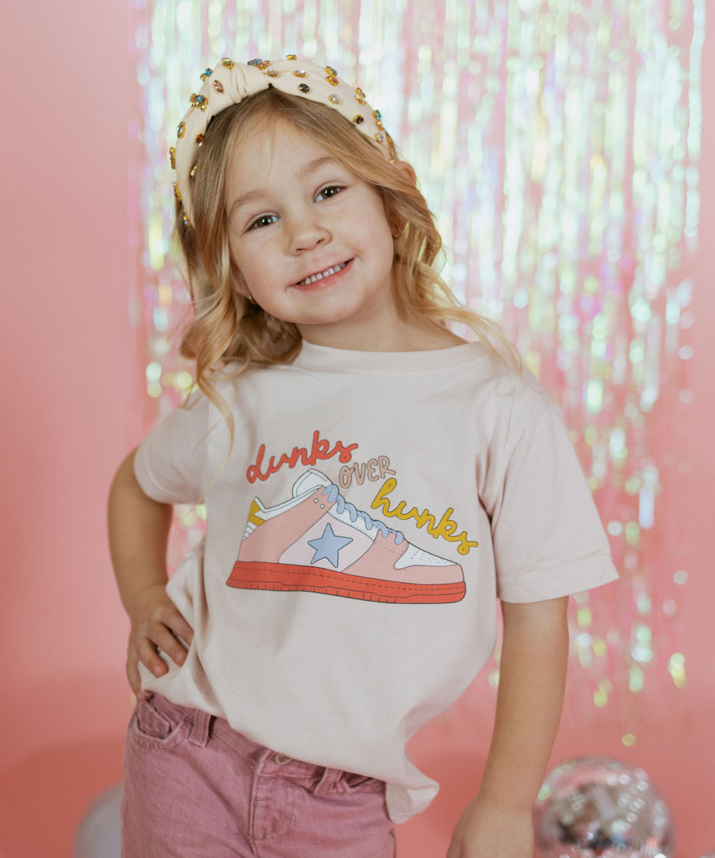 Dunks Over Hunks | Kids Tee-Kids Tees-Sister Shirts-Sister Shirts, Cute & Custom Tees for Mama & Littles in Trussville, Alabama.