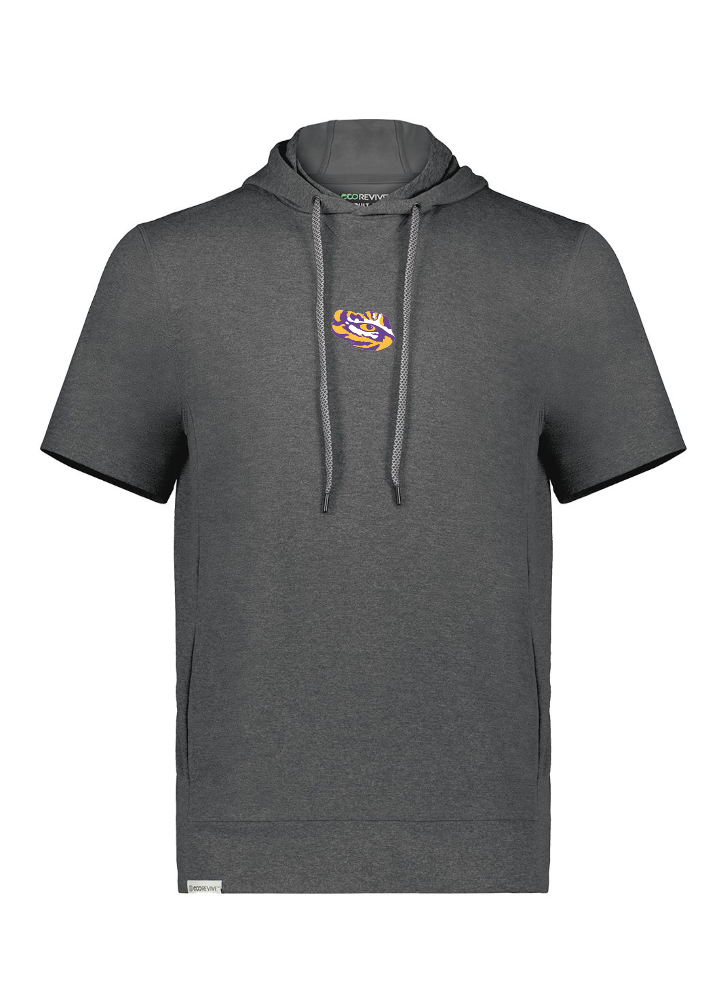 Springville Tigers Minimal Short Sleeve Performance Hoodie | Adult-Sister Shirts-Sister Shirts, Cute & Custom Tees for Mama & Littles in Trussville, Alabama.