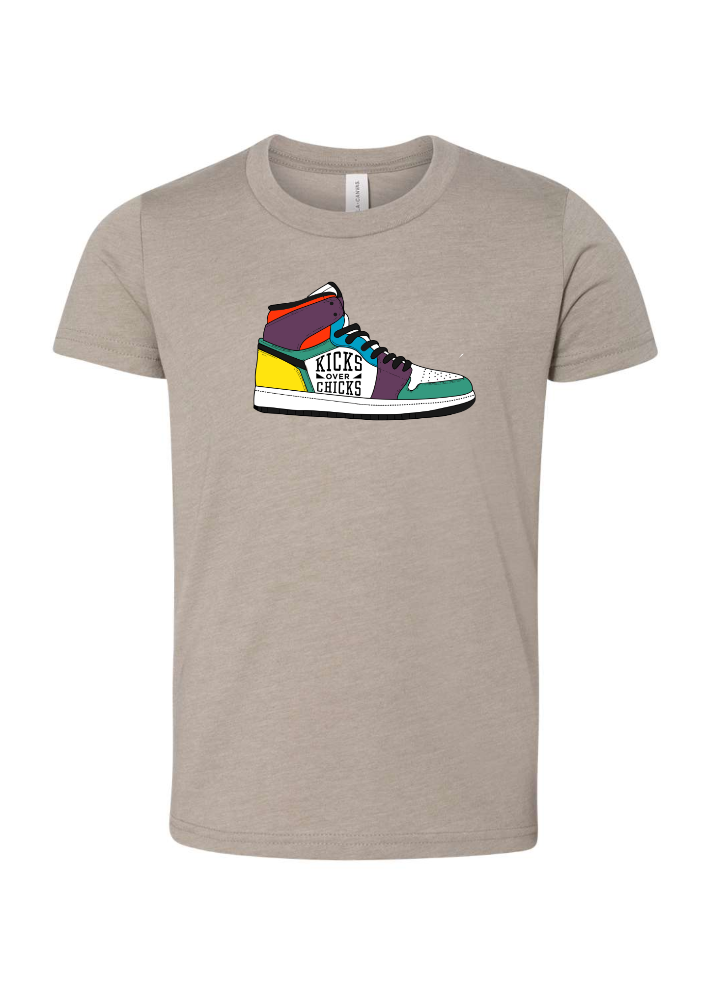 Kicks Over Chicks | Kids Tee-Kids Tees-Sister Shirts-Sister Shirts, Cute & Custom Tees for Mama & Littles in Trussville, Alabama.