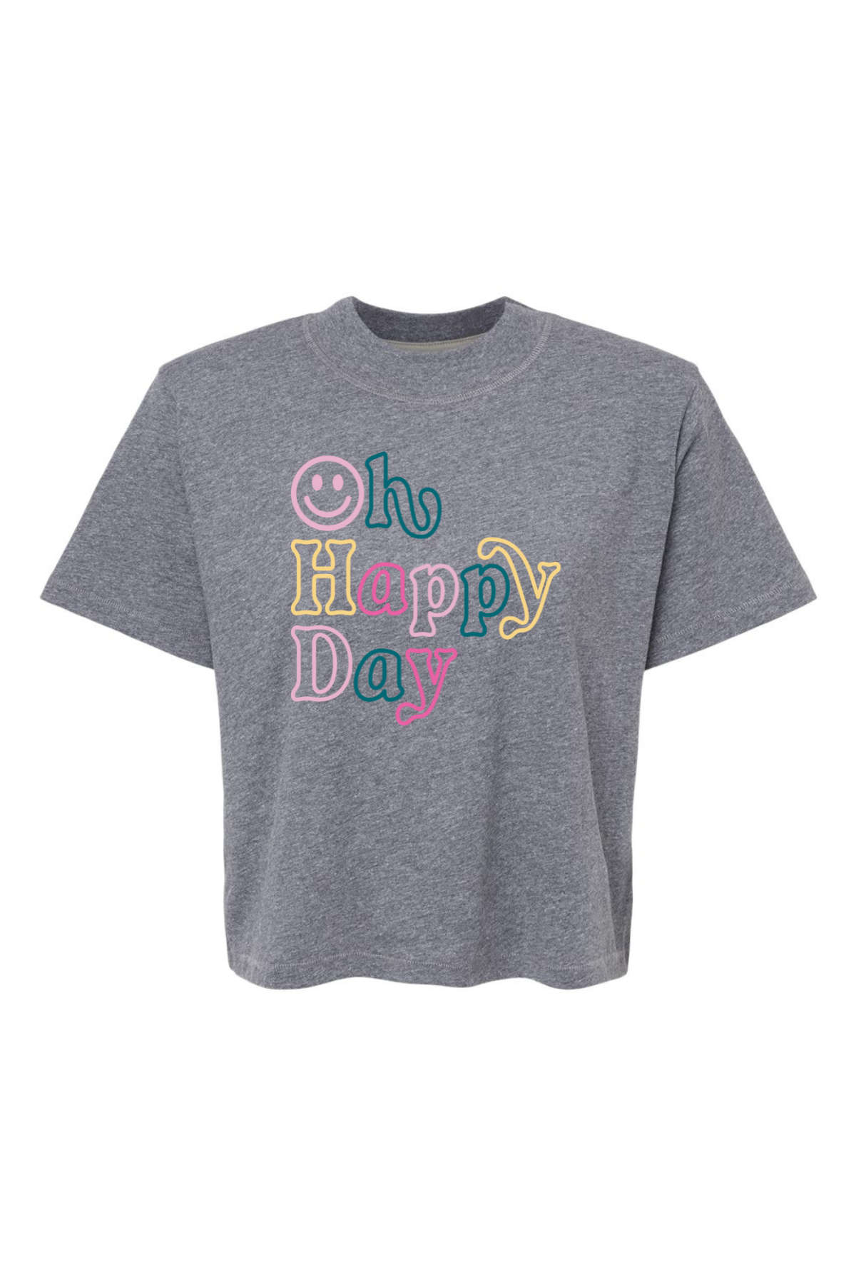 Oh Happy Day | Mom Crop Tee