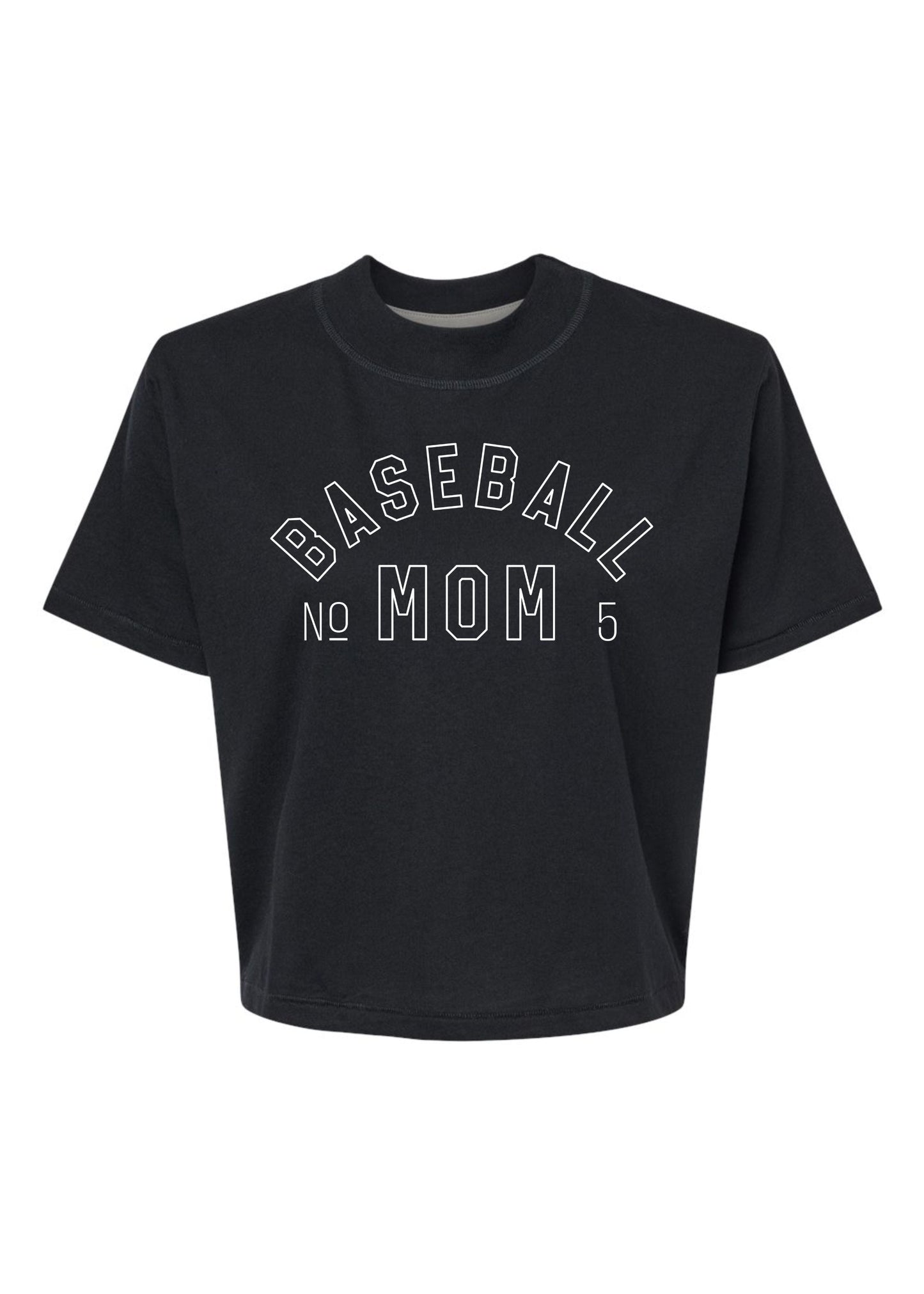 Customizable Sports Mom | Mom Crop Tee-Cropped Tees-Sister Shirts-Sister Shirts, Cute & Custom Tees for Mama & Littles in Trussville, Alabama.