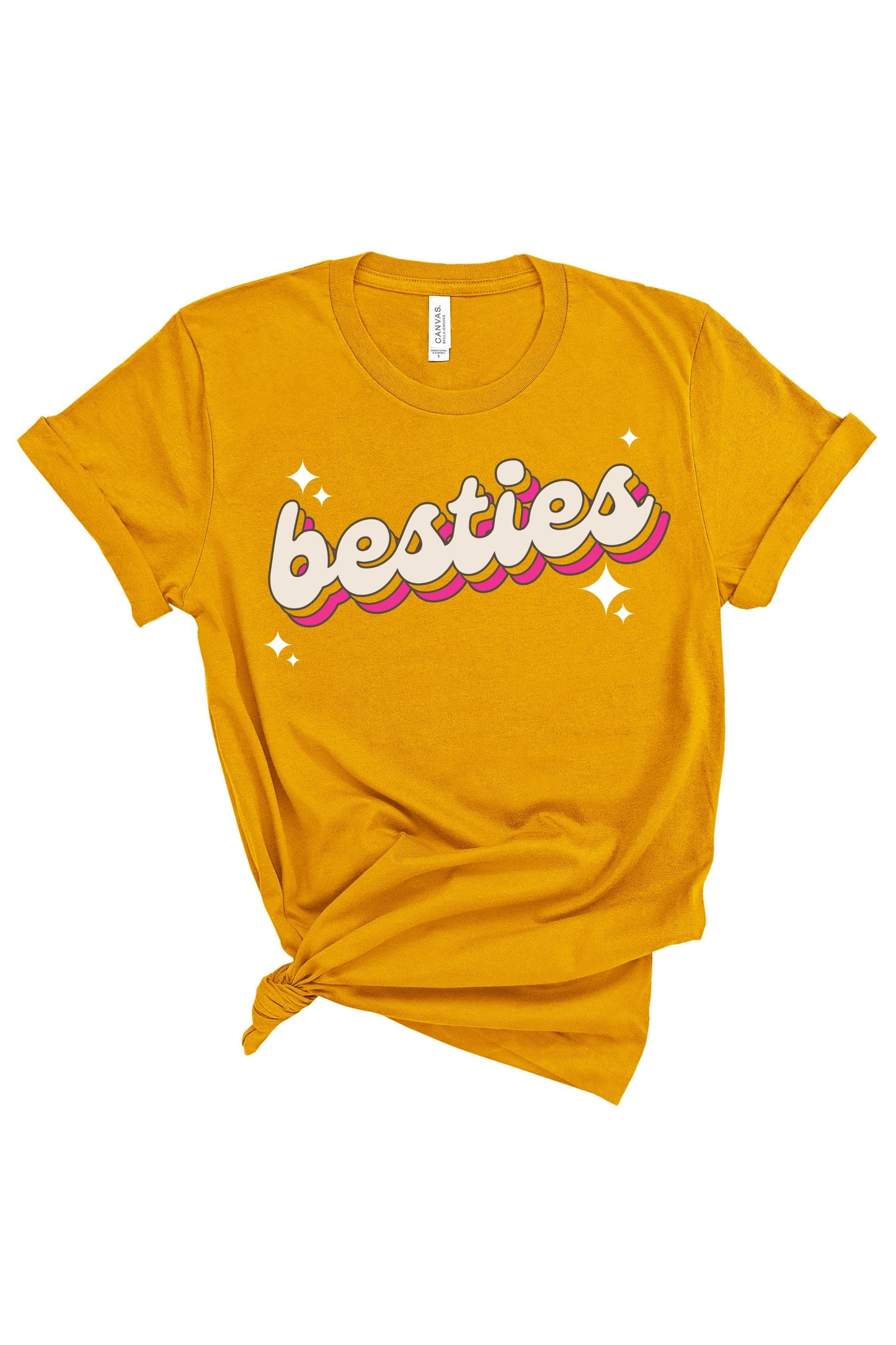 Besties | Adult Tee-Adult Tee-Sister Shirts-Sister Shirts, Cute & Custom Tees for Mama & Littles in Trussville, Alabama.