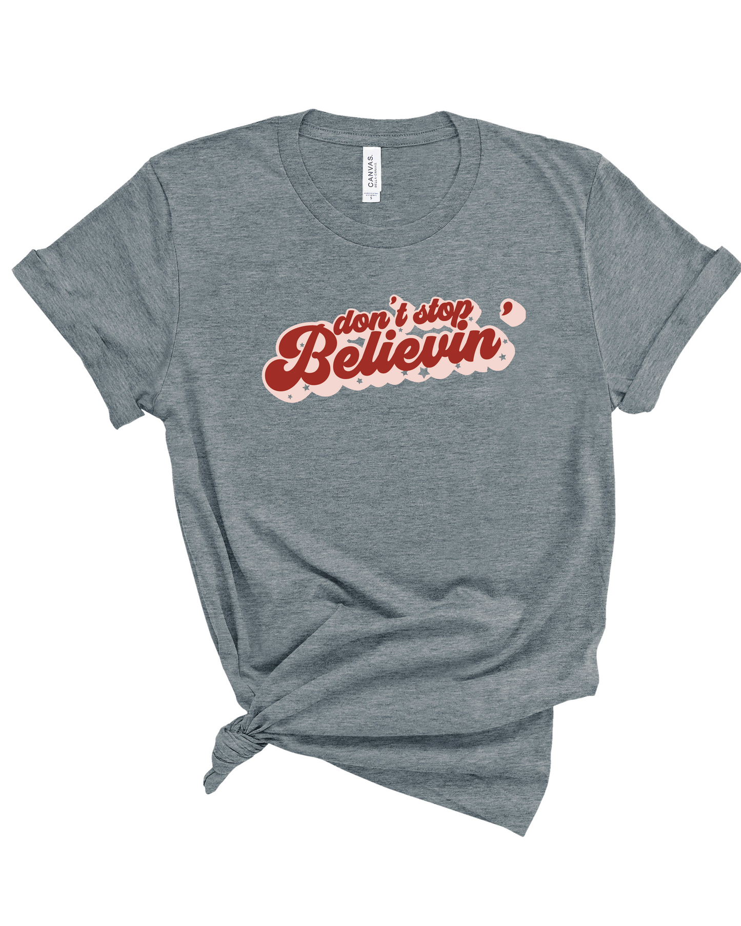 Don't Stop Believin' | Adult Tee-Sister Shirts-Sister Shirts, Cute & Custom Tees for Mama & Littles in Trussville, Alabama.