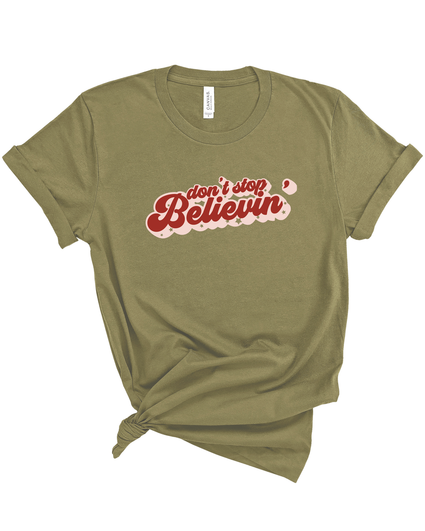 Don't Stop Believin' | Adult Tee-Sister Shirts-Sister Shirts, Cute & Custom Tees for Mama & Littles in Trussville, Alabama.