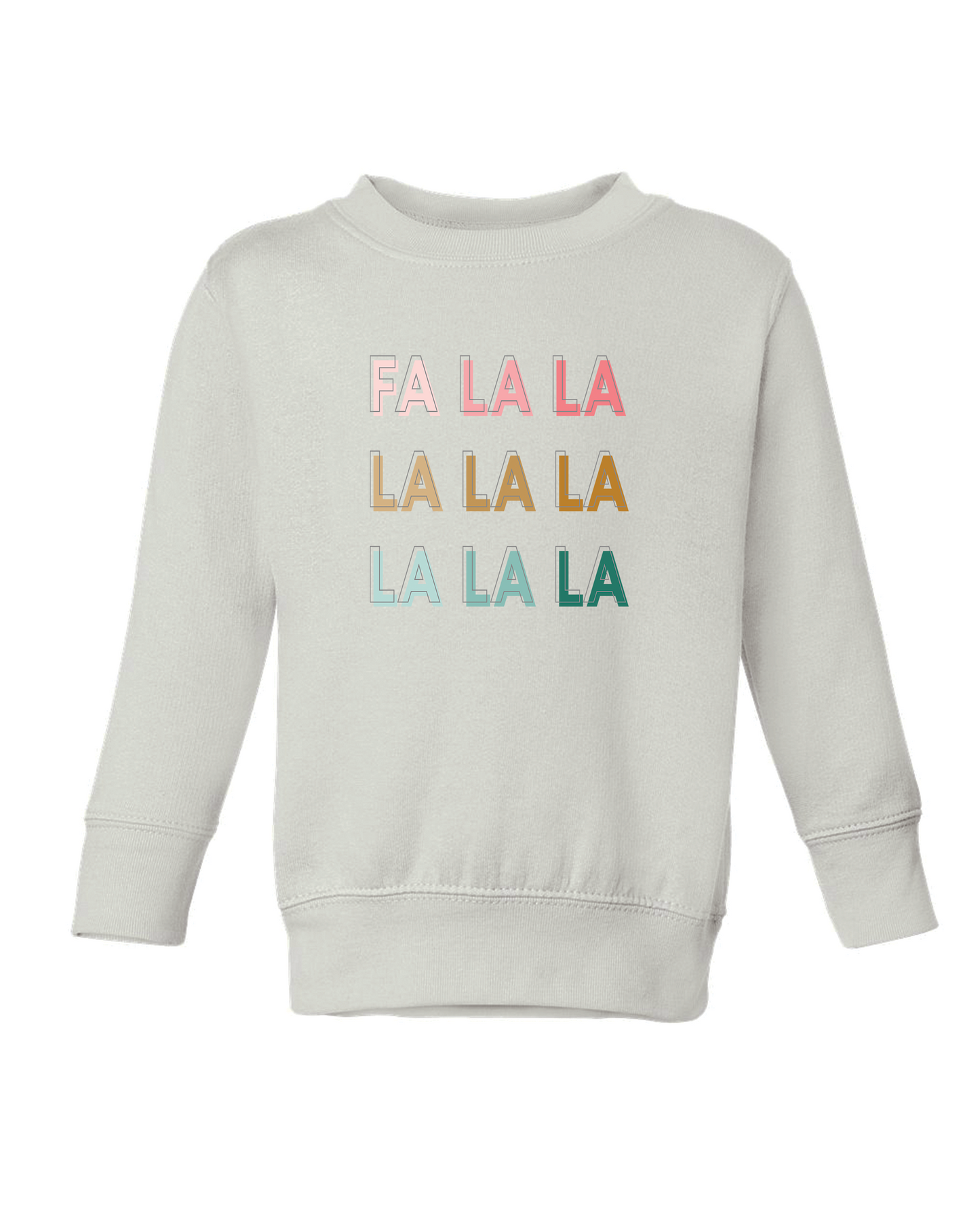 FA LA LA | Kids Pullover-Kids Pullovers-Sister Shirts-Sister Shirts, Cute & Custom Tees for Mama & Littles in Trussville, Alabama.
