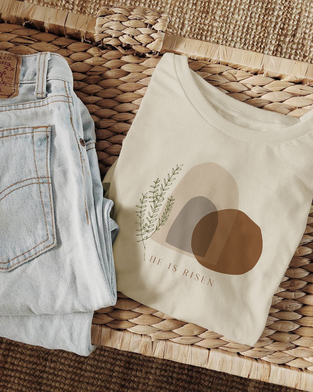 He is Risen | Adult Tee-Adult Tee-SS Activewear-Sister Shirts, Cute & Custom Tees for Mama & Littles in Trussville, Alabama.
