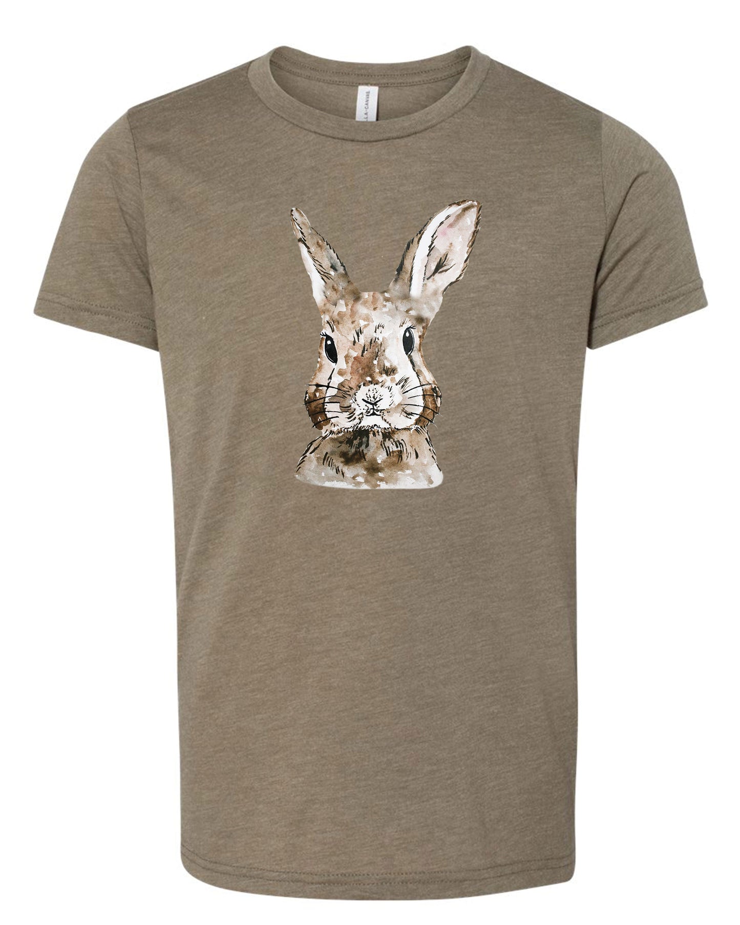 Watercolor Bunny | Kids Tee-Kids Tees-Sister Shirts-Sister Shirts, Cute & Custom Tees for Mama & Littles in Trussville, Alabama.