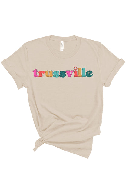 Trussville Multi Smiley | Tee | Adult-Adult Tee-Sister Shirts-Sister Shirts, Cute & Custom Tees for Mama & Littles in Trussville, Alabama.