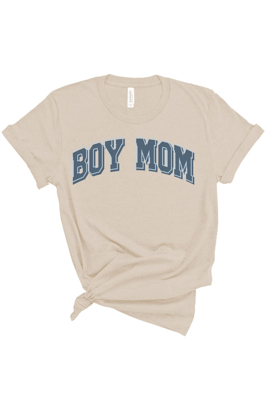 Boy Mom | Adult Tee-Adult Tee-Sister Shirts-Sister Shirts, Cute & Custom Tees for Mama & Littles in Trussville, Alabama.