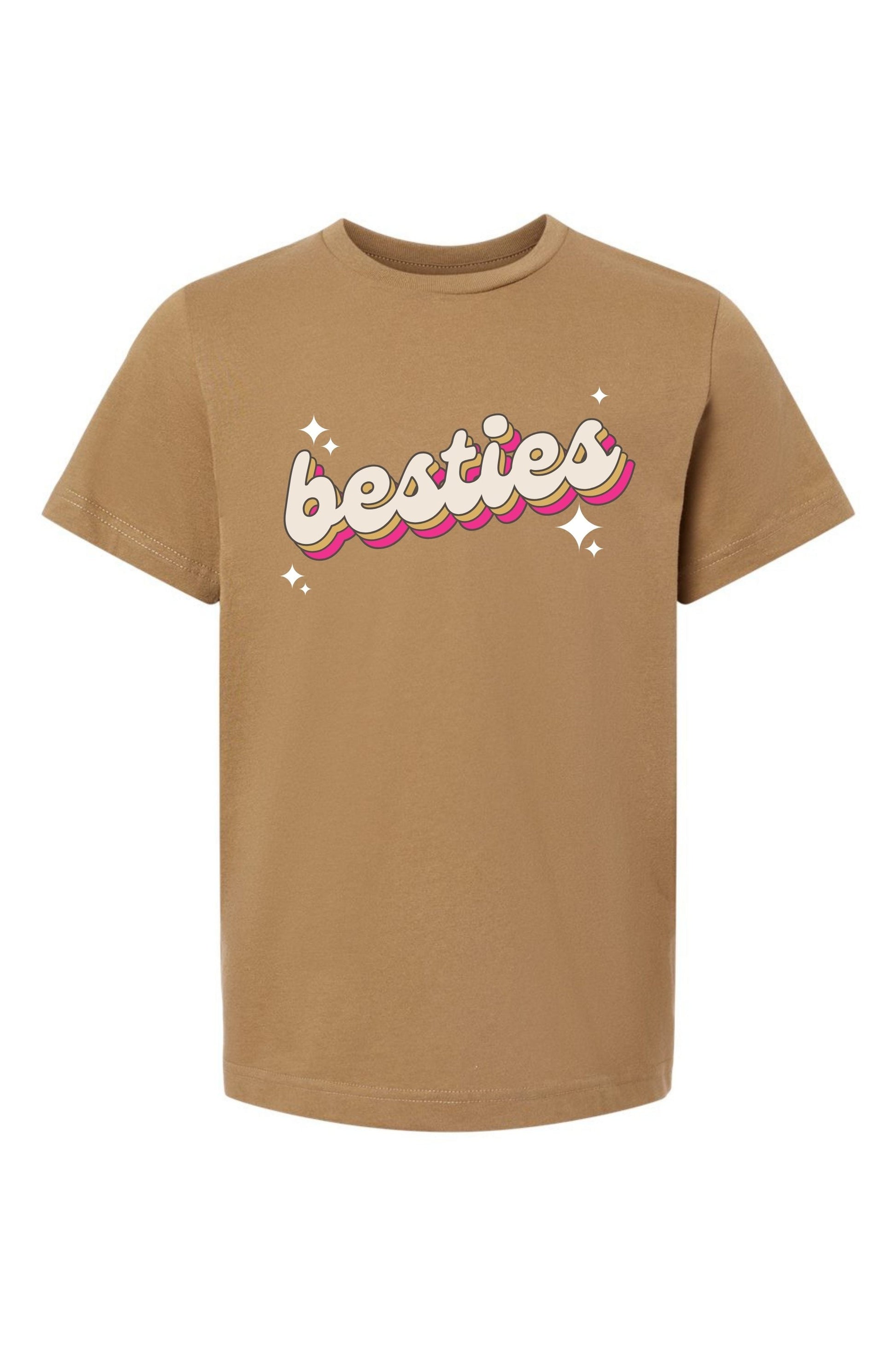 Besties | Adult Tee-Kids Tees-Sister Shirts-Sister Shirts, Cute & Custom Tees for Mama & Littles in Trussville, Alabama.