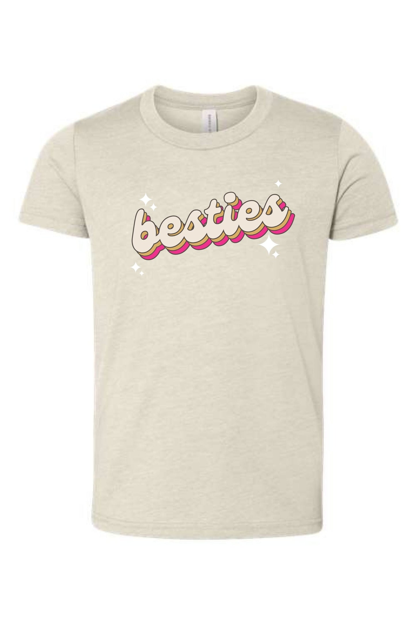 Besties | Adult Tee-Kids Tees-Sister Shirts-Sister Shirts, Cute & Custom Tees for Mama & Littles in Trussville, Alabama.