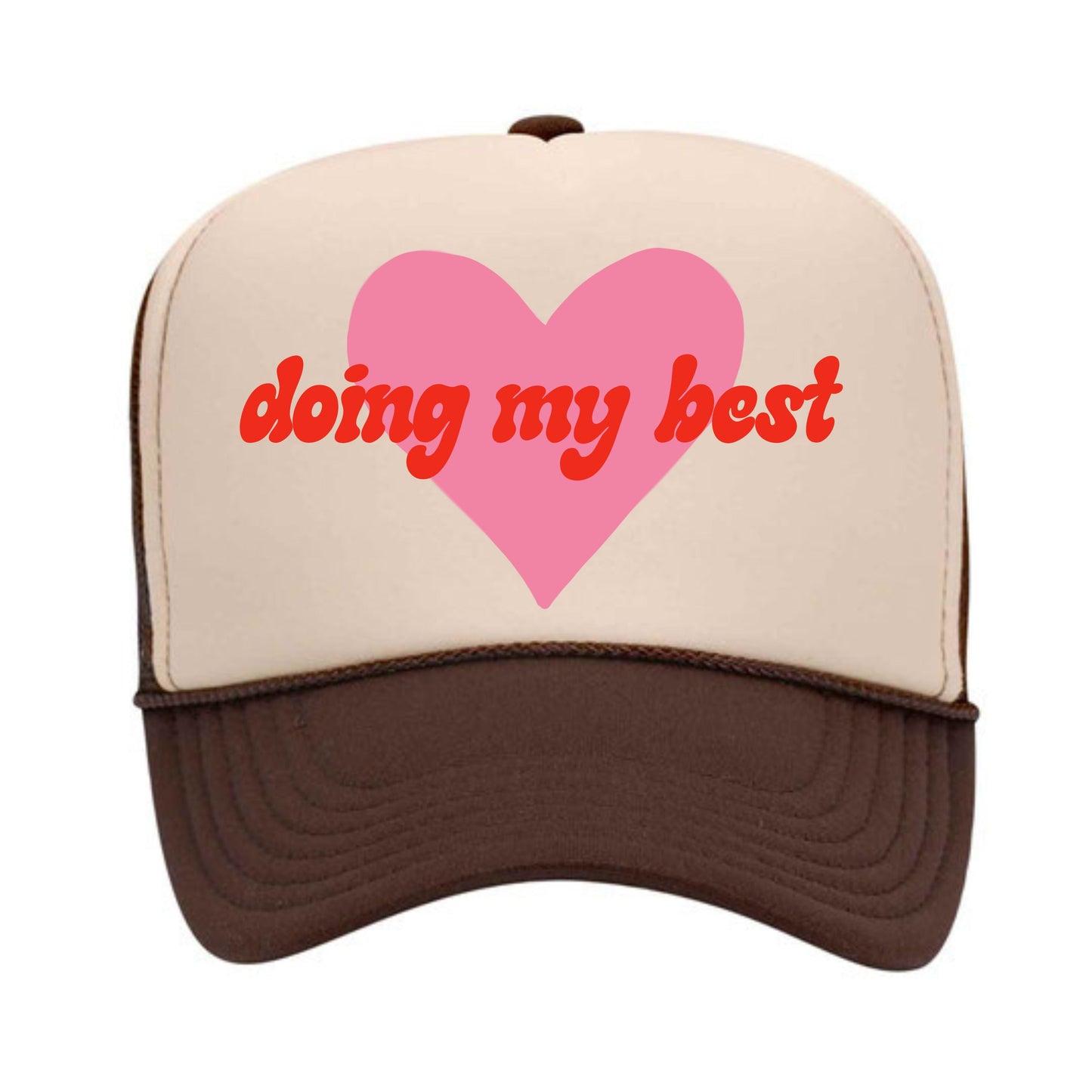 Doing My Best | Adult Trucker Hat-Hats-Sister Shirts-Sister Shirts, Cute & Custom Tees for Mama & Littles in Trussville, Alabama.