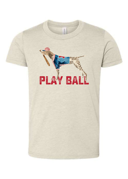 Play Ball Pup | Tee | Kids-Kids Tees-Sister Shirts-Sister Shirts, Cute & Custom Tees for Mama & Littles in Trussville, Alabama.