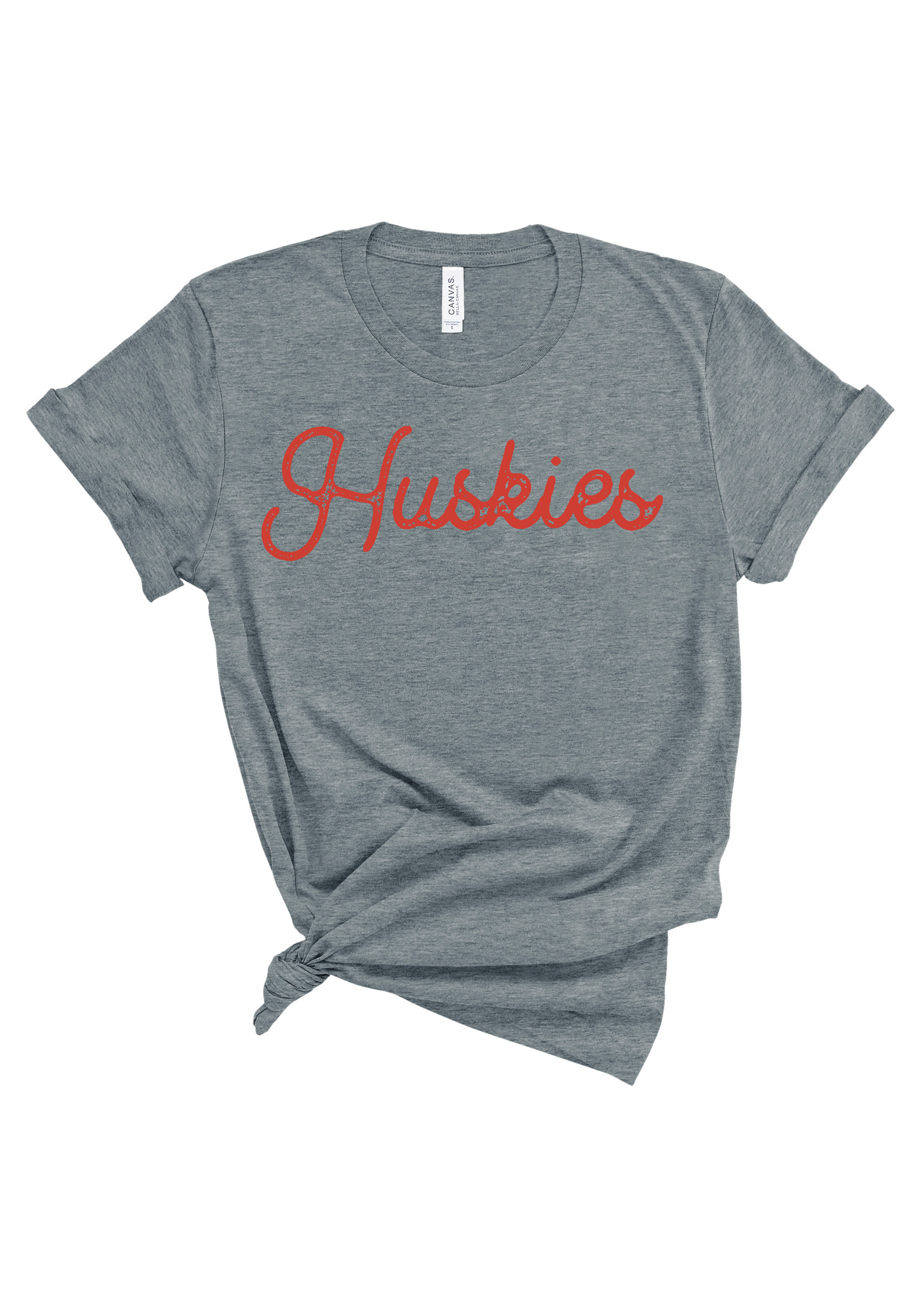 Huskies Stamped Gameday | Adult Tee-Adult Tee-Sister Shirts-Sister Shirts, Cute & Custom Tees for Mama & Littles in Trussville, Alabama.