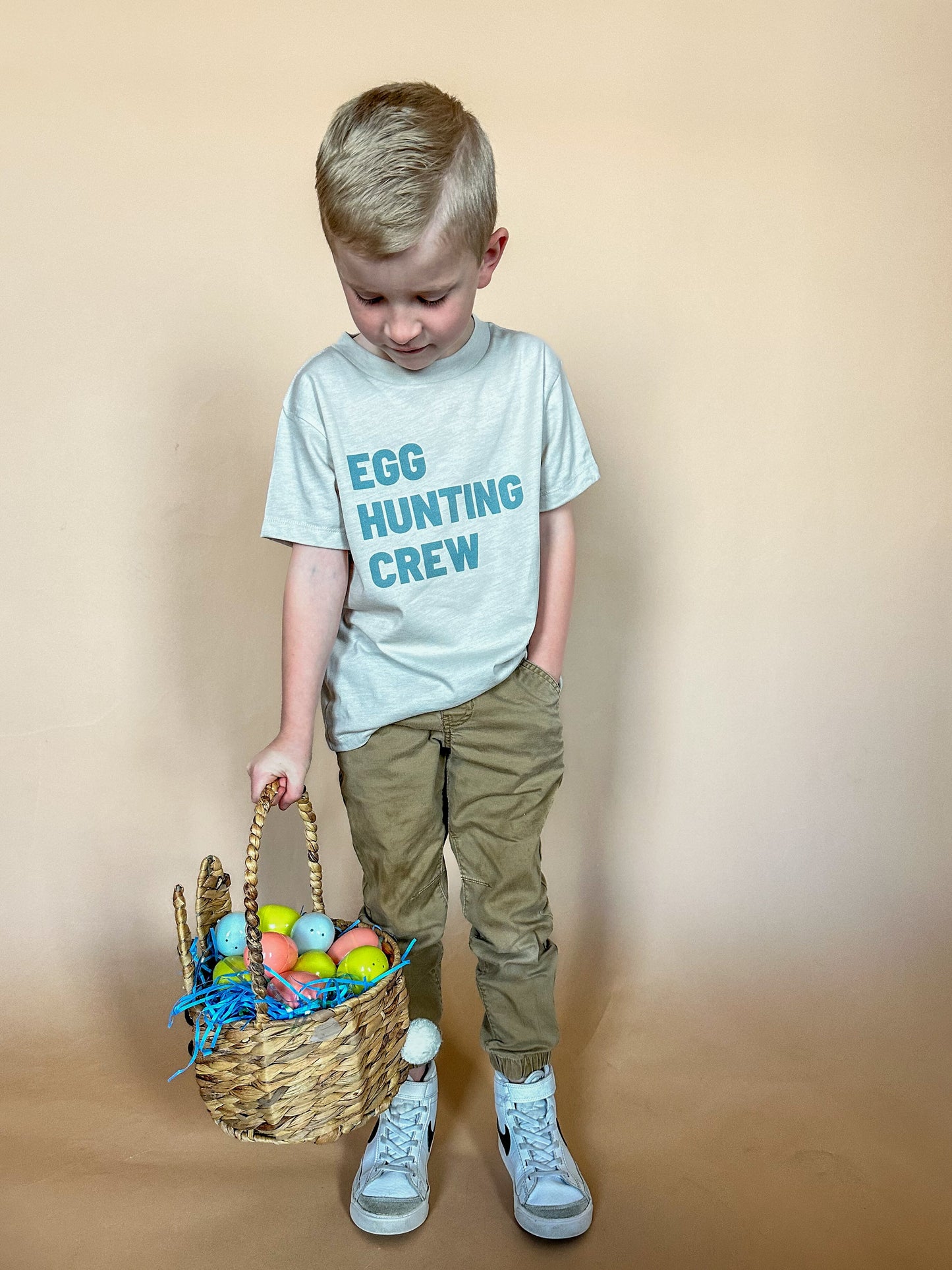 Egg Hunting Crew | Kids Tee-Kids Tees-Sister Shirts-Sister Shirts, Cute & Custom Tees for Mama & Littles in Trussville, Alabama.