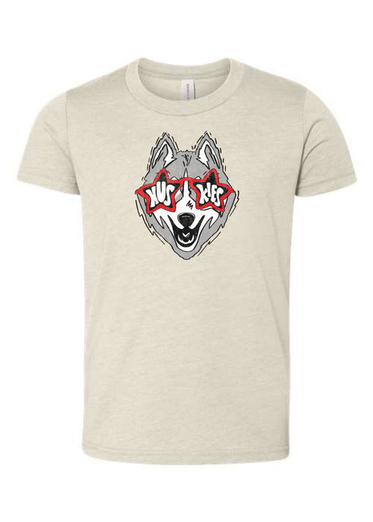 Huskies Glasses | Kids Tee-Kids Tees-Sister Shirts-Sister Shirts, Cute & Custom Tees for Mama & Littles in Trussville, Alabama.