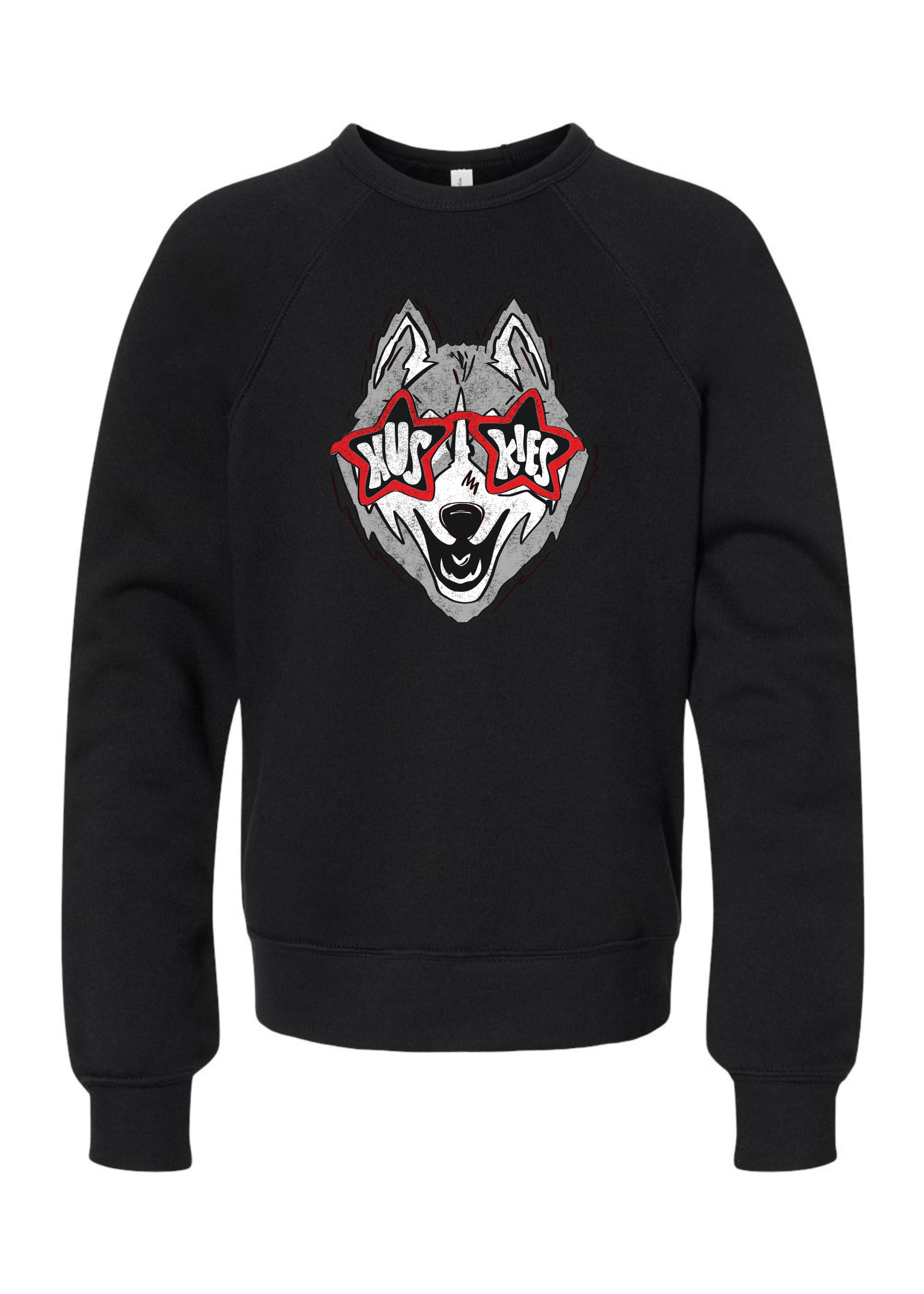 Huskies Glasses | Kids Pullover-Kids Pullovers-Sister Shirts-Sister Shirts, Cute & Custom Tees for Mama & Littles in Trussville, Alabama.