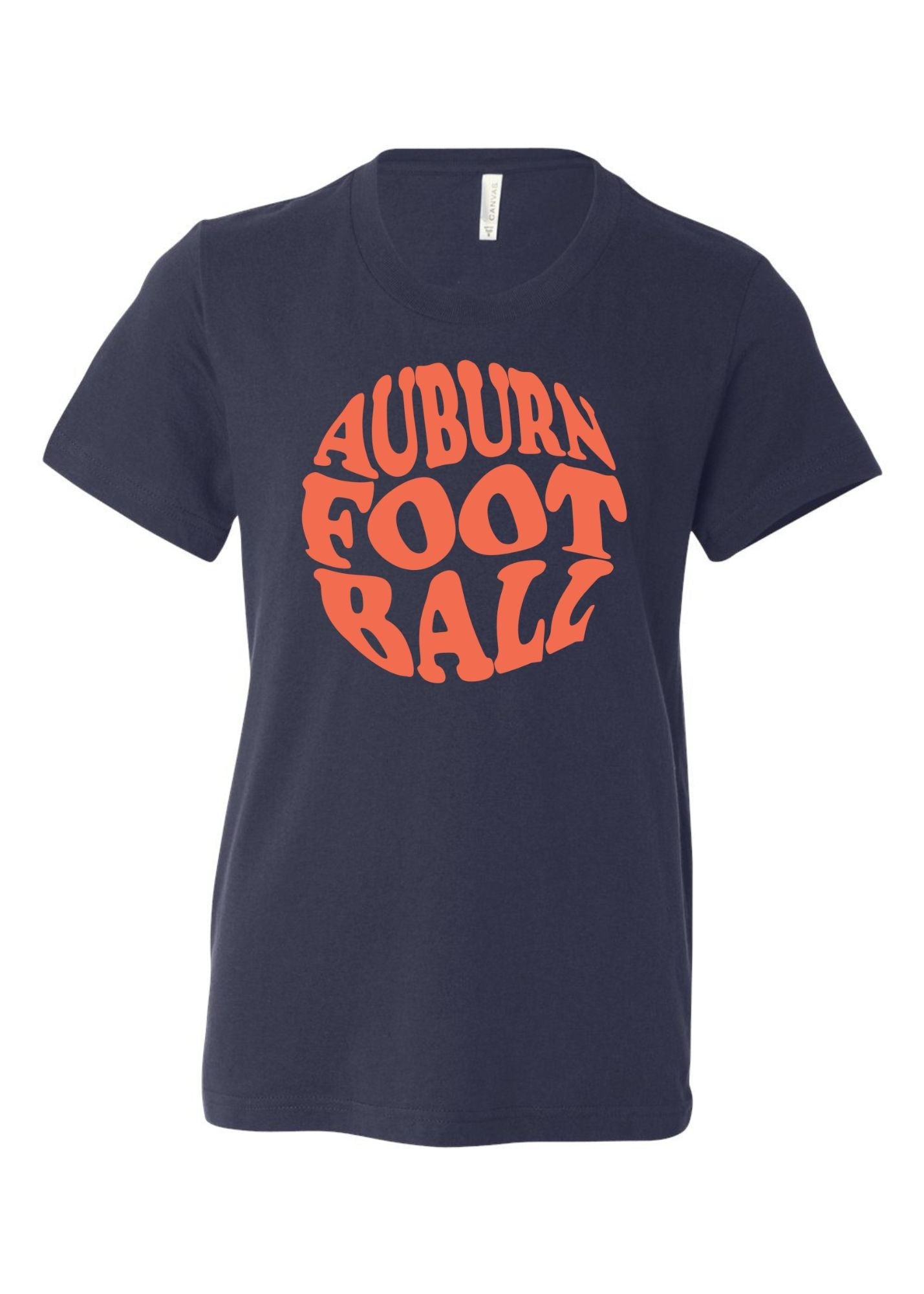 Auburn Circle Football | Kids Tee-Kids Tees-Sister Shirts-Sister Shirts, Cute & Custom Tees for Mama & Littles in Trussville, Alabama.