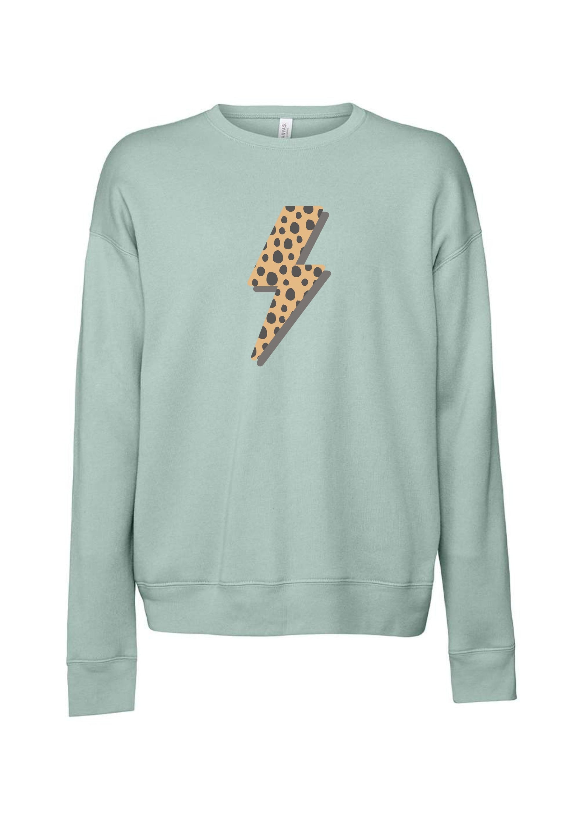 Cheetah Bolt | Adult Pullover-Adult Pullover-Sister Shirts-Sister Shirts, Cute & Custom Tees for Mama & Littles in Trussville, Alabama.