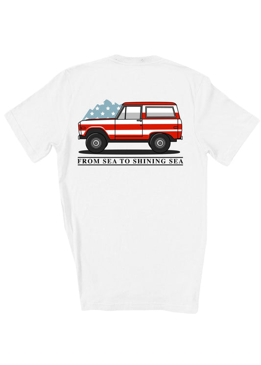 Patriotic Bronco | Kids Tee-Kids Tees-Sister Shirts-Sister Shirts, Cute & Custom Tees for Mama & Littles in Trussville, Alabama.