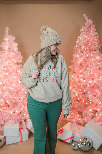 Holiday Cheer Meister | Adult Pullover-Sister Shirts-Sister Shirts, Cute & Custom Tees for Mama & Littles in Trussville, Alabama.