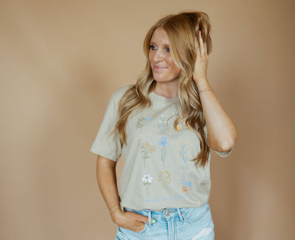 Consider The Wildflowers | Adult Tee-Adult Tee-Sister Shirts-Sister Shirts, Cute & Custom Tees for Mama & Littles in Trussville, Alabama.