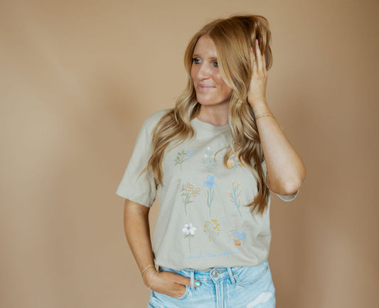 Consider The Wildflowers | Adult Tee-Adult Tee-Sister Shirts-Sister Shirts, Cute & Custom Tees for Mama & Littles in Trussville, Alabama.