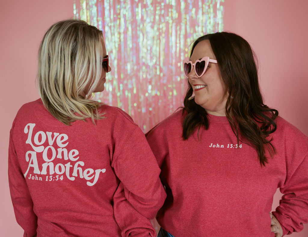 Love One Another | Adult Pullover-Adult Pullover-Sister Shirts-Sister Shirts, Cute & Custom Tees for Mama & Littles in Trussville, Alabama.