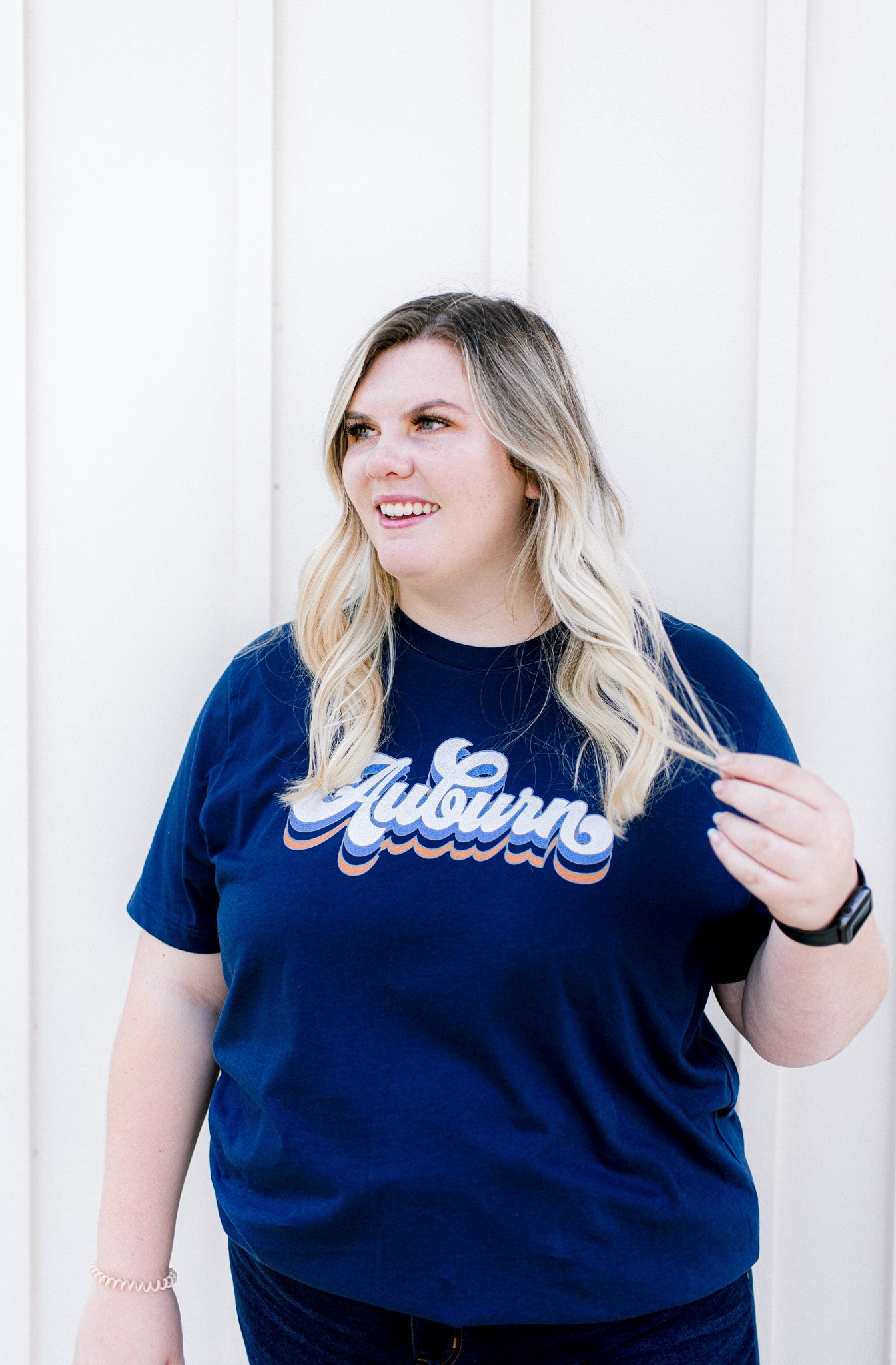 Groovy Auburn | Adult Tee-Adult Tee-Sister Shirts-Sister Shirts, Cute & Custom Tees for Mama & Littles in Trussville, Alabama.