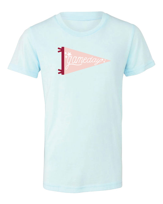 Gameday Pennant | Kids Tee-Kids Tees-Sister Shirts-Sister Shirts, Cute & Custom Tees for Mama & Littles in Trussville, Alabama.