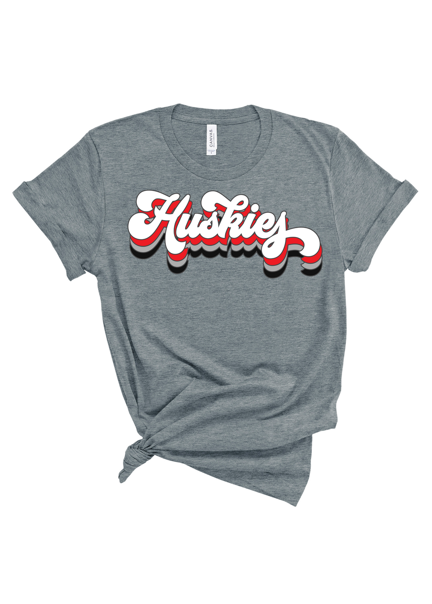 Groovy Huskies | Adult Tee-Adult Tee-Sister Shirts-Sister Shirts, Cute & Custom Tees for Mama & Littles in Trussville, Alabama.