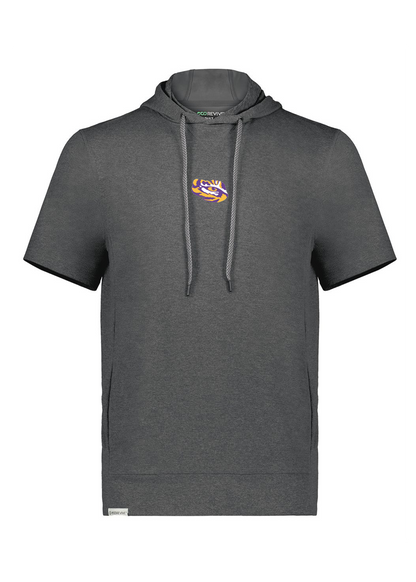 Springville Tigers Minimal Short Sleeve Performance Hoodie | Youth-Sister Shirts-Sister Shirts, Cute & Custom Tees for Mama & Littles in Trussville, Alabama.